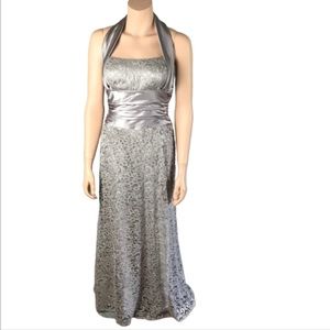 Betsy & Adam By Linda Bernell Formal Lace Gown 8